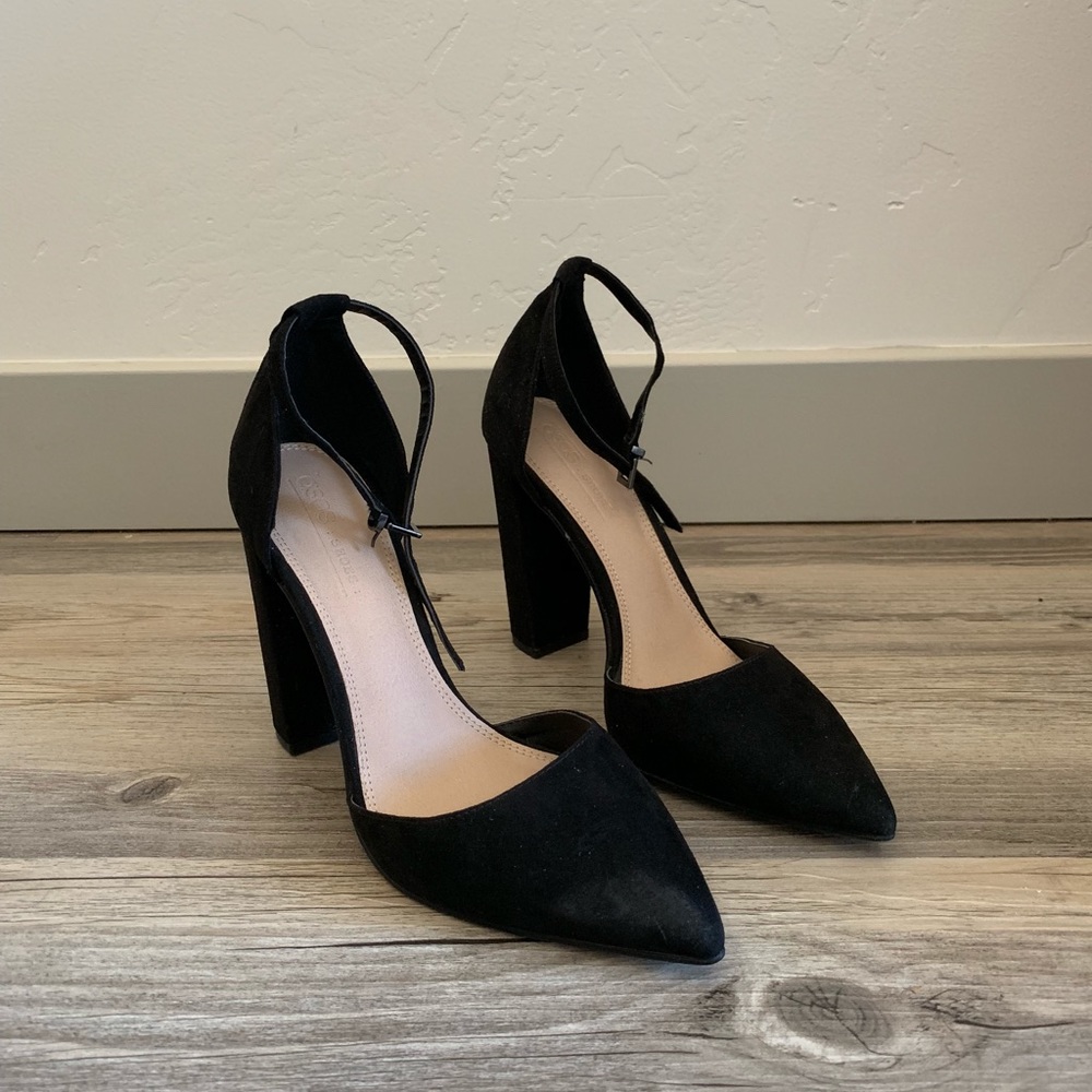 ASOS Black Suede Heels